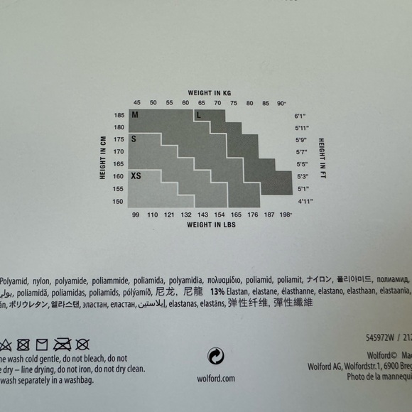 Wolford Satin Touch 20 Stay Up Tights - Picture 4 of 5